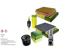 MANN-FILTER Inspektionspaket Presto Klima-Reiniger für Mazda 2 1.5
