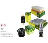 MANN-FILTER Inspektionspaket Presto Klima-Reiniger für Renault Clio III 2.0 16V