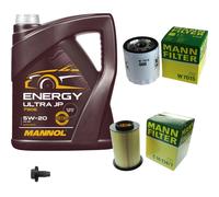 MANN-FILTER Inspektionspakete MANNOL 5L Energy 5W-20 für Ford C-Max II DXA CB7