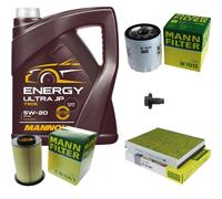 MANN-FILTER Inspektionspakete MANNOL 5L Energy 5W-20 für Ford C-Max II DXA CB7