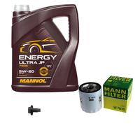 MANN-FILTER Inspektionspakete MANNOL 5L Energy 5W-20 für Ford Ecosport 1.0