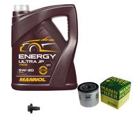 MANN-FILTER Inspektionspakete MANNOL 5L Energy 5W-20 für Ford Fiesta VI 1.5