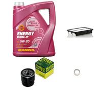 MANN-FILTER Inspektionspakete MANNOL 5L Energy 5W-20 für KIA Picanto 1.0 1.2