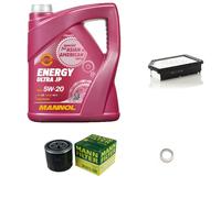 MANN-FILTER Inspektionspakete MANNOL 5L Energy 5W-20 für KIA Rio III 1.4 CVVT