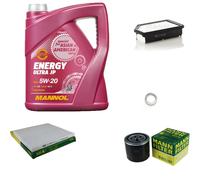 MANN-FILTER Inspektionspakete MANNOL 5L Energy 5W-20 für KIA Rio III 1.4 CVVT