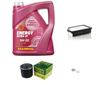 MANN-FILTER Inspektionspakete MANNOL 5L Energy 5W-20 für KIA Rio III 1.4 CVVT