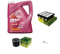 MANN-FILTER Inspektionspakete MANNOL 5L Energy Ultra JP 5W-20 für KIA Cerato II