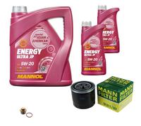 MANN-FILTER Inspektionspakete MANNOL 7 L Energy 5W-20 für KIA Sportage 2.0i 16V