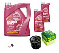 MANN-FILTER Inspektionspakete MANNOL 7 L Energy 5W-20 für Mazda KIA 3 BK BL 2
