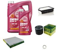 MANN-FILTER Inspektionspakete MANNOL Energy 5W-20 6L für KIA Rio III 1.4 CVVT