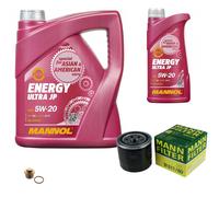 MANN-FILTER Inspektionspakete MANNOL Energy 5W-20 6L für KIA Sportage 2.0i 16V