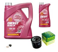 MANN-FILTER Inspektionspakete MANNOL Energy 5W-20 6L für Mazda KIA 3 BK BL 2