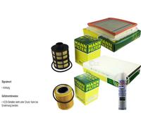 MANN-FILTER + Klima-Anlagen-Reiniger für Opel Astra H 1.3 CDTi Vauxhall