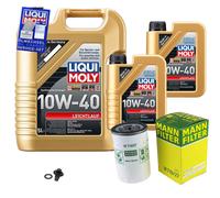 MANN-FILTER Ölfilter 7 L LIQUI MOLY 10W-40 für Ford Focus Turnier 2.0 16V