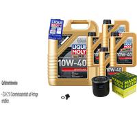 MANN-FILTER Ölfilter 9 L LIQUI MOLY 10W-40 für Chrysler 300 M 2.7 V6 24V