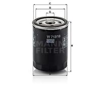 Ölfilter MANN-FILTER W 713/18