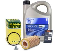 Mann-filter Ölwechselset + 5l 5W-30 Motoröl [Hersteller-Nr. 40280194] für Suzuki, Saab, Opel, Chevrolet, Vauxhall
