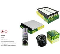 MANN-FILTER Paket + Presto Klima-Reiniger für Mazda CX-5 KE GH