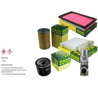 MANN-FILTER Paket + Presto Klima-Reiniger für Nissan Micra C K12