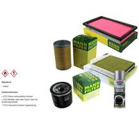MANN-FILTER Paket + Presto Klima-Reiniger für Nissan Micra C K12