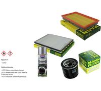 MANN-FILTER Paket + Presto Klima-Reiniger für Nissan Primera Traveller WP11
