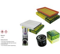 MANN-FILTER Paket + Presto Klima-Reiniger für Nissan X-Trail T30 Murano I Z50