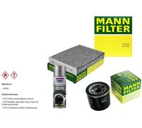 MANN-FILTER Paket + Presto Klima-Reiniger für Nissan X-Trail T32 T32_