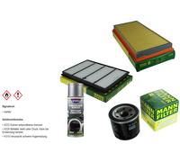 MANN-FILTER Paket + Presto Klima-Reiniger für Subaru Forester SF Impreza Station