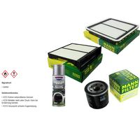 MANN-FILTER Paket + Presto Klima-Reiniger für Subaru Forester SH Impreza