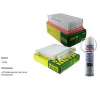 MANN Filterpaket Liqui Moly Klima-Reiniger für Renault Twingo II 1.2 Turbo Wind