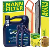 MANN FILTERSET+ARAL 5W-30 MOTORÖL passend für BMW 135 335i 3er E90 92 1er E82 88