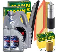 Mann Inspektionskit+7l Fuchs 5w-30 Motoröl Passend Für Bmw 3er E46 320-330 I Kraftstofffilter: 1a First Automotive: P10532 Abakus: 30104173 Amc Fil