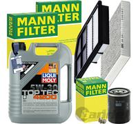 MANN INSPEKTIONSKIT+LIQUI MOLY 5W-30 ÖL passend für MITSUBISHI OUTLANDER HYBRID