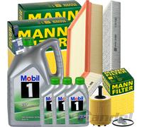 MANN INSPEKTIONSKIT+MOBIL1 ESP 5W30 ÖL passend für VW T5 BUS 1.9+2.5TDI