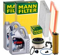Mann Inspektionspaket+10l Fuchs 5w-30 Motoröl Passend Für Mercedes Vito W447 Cdi Kraftstofffilter: 1a First Automotive: D21520 3rg: 97500 Amc Filte