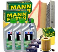 Mann Inspektionspaket+3l Mobil 1 Esp 5w-30 Öl Passend Für Vw Polo 6r Skoda 1.2 Filter Innenraumluft: 1a First Automotive: C30486 1a First Automotiv
