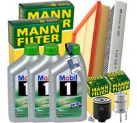 Mann Inspektionspaket+3x1l Mobil 1 5w-30 Öl Passend Für Vw Polo 9n Skoda 1.4 16v Filter Innenraumluft: 1a First Automotive: C30110 1a First Automot