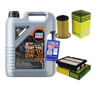 MANN Inspektionspaket 5 L Liqui Moly Top Tec 4210 0W-30 für Chevrolet Aveo