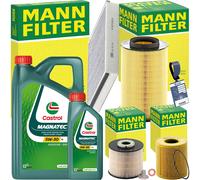 Mann Inspektionspaket+castrol 5w-30 Öl Passend Für 2.0 Tdci Ford Focus 3 Kuga 2 Kraftstofffilter: 1a First Automotive: D20150 Abakus: 30104047 Amc