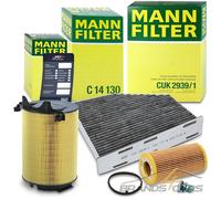 MANN INSPEKTIONSPAKET FÜR AUDI A3 SEAT SKODA VW EOS GOLF 5 PASSAT TOURAN 2.0 FSI