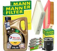 Mann Inspektionspaket+total 5w-30 Motoröl Passend Für Toyota Aygo B4 2014-2018 Luftfilter: 1a First Automotive: A63680 Abakus: 30102181 Amc Filter: