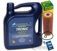 MANN ÖLFILTER FILTER+ARAL 5W30 ÖL für AUDI A3 8L B6 B7 VW PASSSAT 3B GOLF 4 BORA