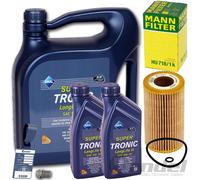 MANN ÖLFILTER HU718/1K+7L ARAL 5W30 ÖL C-E KLASSE CLK C209 200-270 CDI
