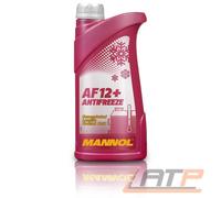 1 Liter MANNOL Longlife Antifreeze AF12+ Kühlerfrostschutz Konzentrat rot