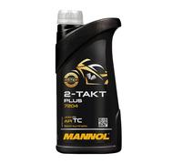 4 (4x1) Liter MANNOL 2-Takt Plus - synthetisches Mischöl / Motoröl
