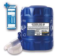 MANNOL 20L Hydrauliköl Schmierstoff Hydro ISO 46 Mineralöl MN2102-20 + Auslaufhahn