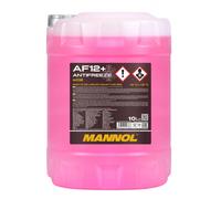 10 (1x10) Liter MANNOL Antifreeze AF12+ Kühlerfrostschutz Fertiggemisch rot (...