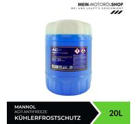 60 (3x20) Liter MANNOL Longterm Antifreeze AG11 Kühlerfrostschutz Konzentrat ...
