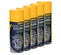 Mannol 5 x 400 ml Vergaser Reiniger 9970 Vergaserreiniger Spray Reinigung Düse