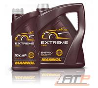 MANNOL 6 L EXTREME 5W-40 MOTORÖL FÜR LL-01 MB 229.5 VW 505 RN0710 PSA B71 2296